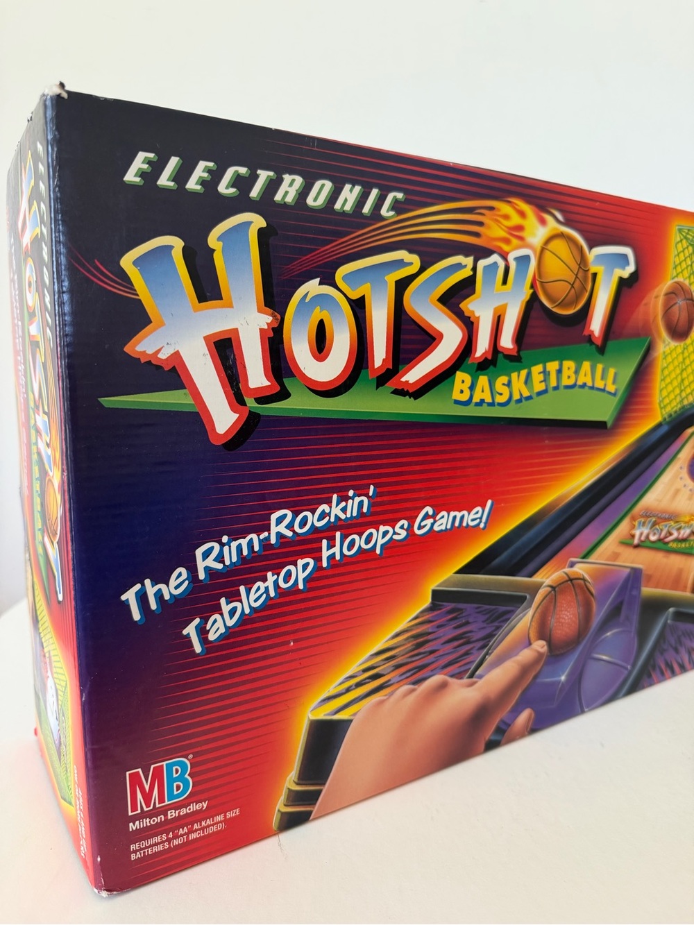 90s Milton Bradley Electronic Hot Shot Basketball Tabletop Game - Tested Works